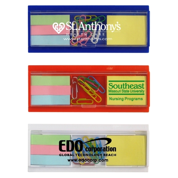 4-in-1 Stationary set; a ruler, sticky note pad, paper clips, and... from ASI 52710 Lincoln Line
