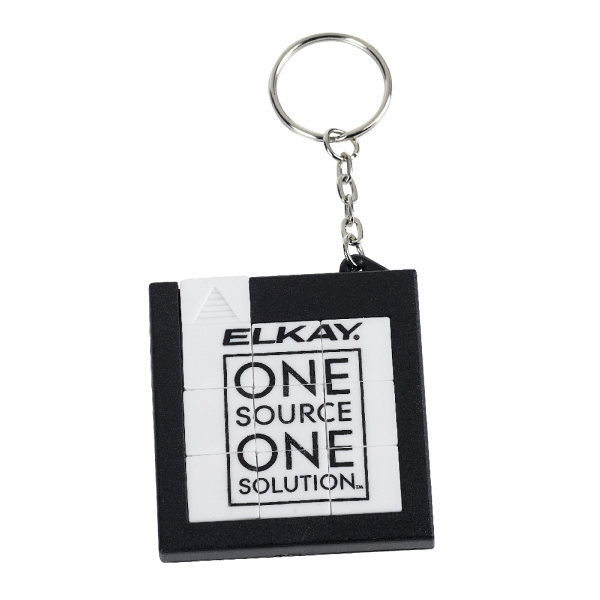 Closeout. Slide-puzzle key chain.... from ASI 52710 Lincoln Line / Essef - Lincoln Line