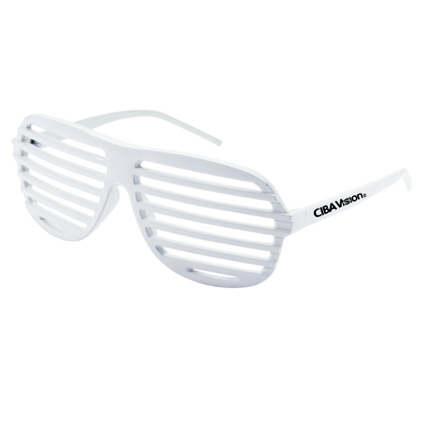 White slotted sunglasses.... from ASI 52710 Lincoln Line / Essef - Lincoln Line
