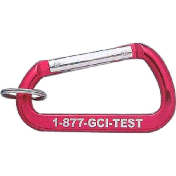 Our Carabiner key tag available in different and attractive colors.... from ASI 40610 Perry Blackburne Inc / KEYTAGLINE
