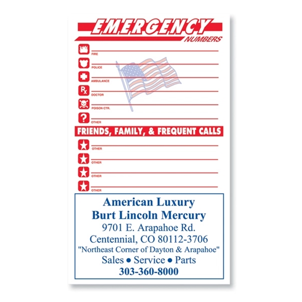 Magnet 20 mil - rectangle. Digital four color process print; size... from ASI 80210 Quikey Mfg Co Inc / Quikey Line