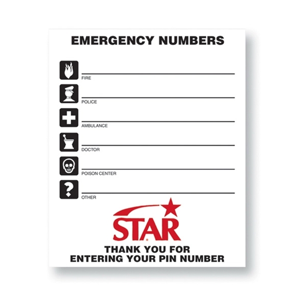 Magnet 20 mil - rectangle. Digital four color process print; size... from ASI 80210 Quikey Mfg Co Inc / Quikey Line