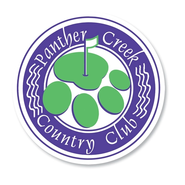 Magnet 30 mil - round. Digital four color process print; size... from ASI 80210 Quikey Mfg Co Inc / Quikey Line