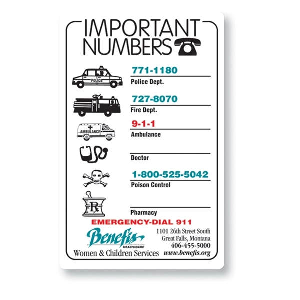 Magnet 30 mil - rectangle w/rc. Digital four color process print;... from ASI 80210 Quikey Mfg Co Inc / Quikey Line