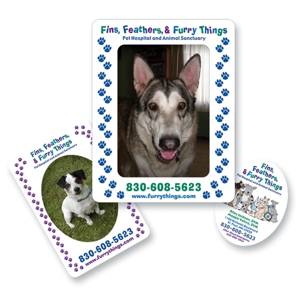 Magnet 30 mil - 2-in-1 rectangle. Digital four color process print;... from ASI 80210 Quikey Mfg Co Inc / Quikey Line