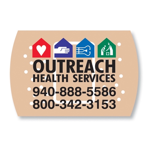 Magnet bandage. Digital four color process print; stock 20 mil; 30... from ASI 80210 Quikey Mfg Co Inc / Quikey Line