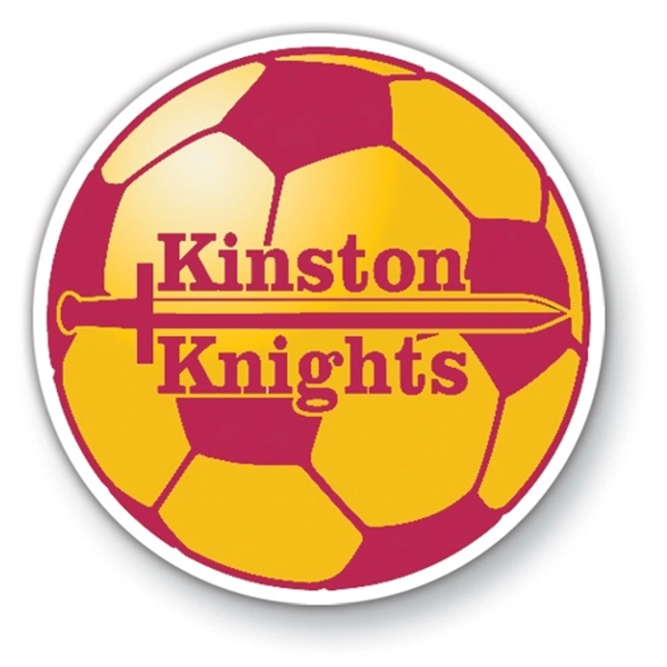 Car magnet 30 mil - medium round. Digital 4-color process print;... from ASI 80210 Quikey Mfg Co Inc / Quikey Line