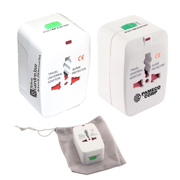 Worldwide travel adaptor with surge protector.... from ASI 31570 Advantage Industries / AdVantage Line®