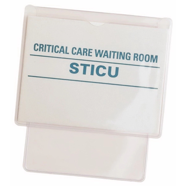 Fold over badge holder, 4 1/4" x 3 1/2", holds a... from ASI 52550 Erell Manufacturing Company