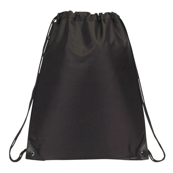 14.5" x 18" 210 Denier polyester drawstring backpack in assorted colors... from ASI 37980 Bagworld
