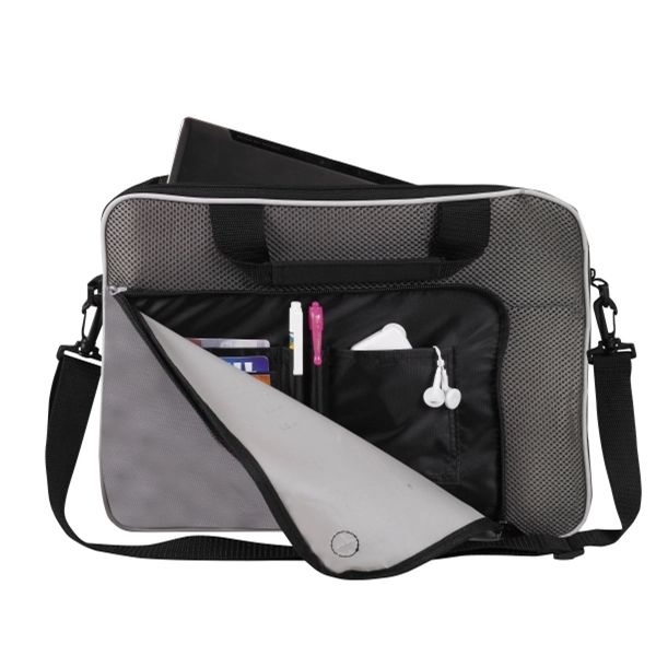13" x 11" x 1" polyester notebook briefcase for 13" laptop... from ASI 37980 Bagworld