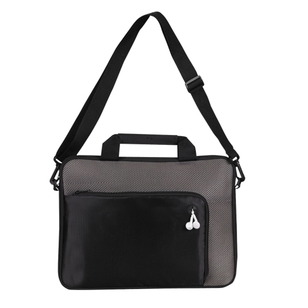15" x 11" x 1" polyester notebook briefcase for 15" laptop... from ASI 37980 Bagworld