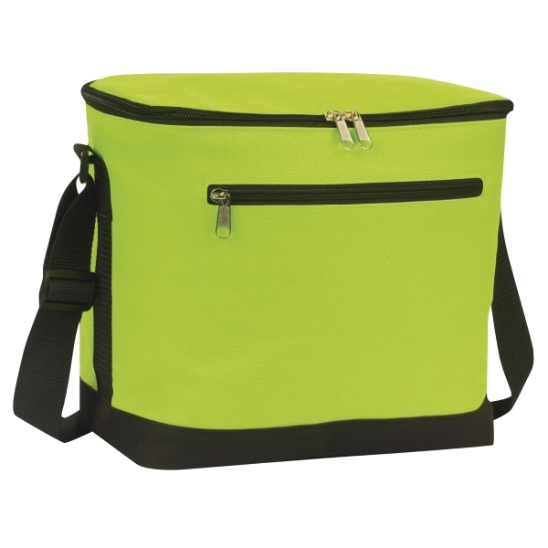 10.5" x 10.25" x 6" polyester insulated cooler bag with 12-16... from ASI 37980 Bagworld