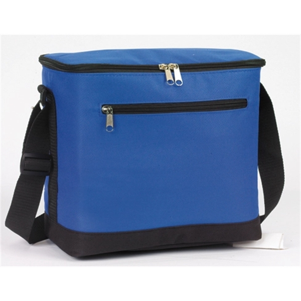 10.5" x 10.25" x 6" polyester insulated cooler bag with 12-16... from ASI 37980 Bagworld
