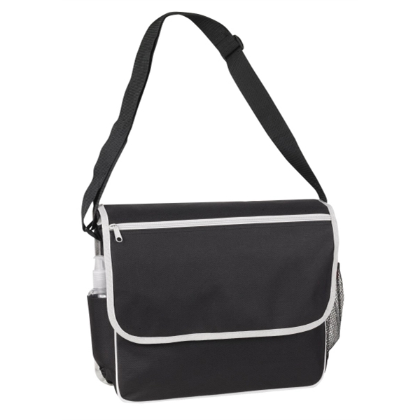 15" x 11.5" x 4.5" messenger bag with assorted pockets, hook... from ASI 37980 Bagworld