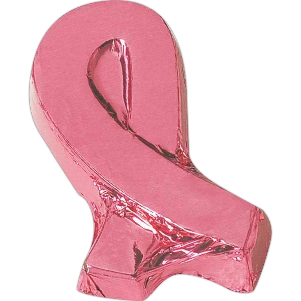 1 oz. awareness ribbon shape molded chocolate.... from ASI 44900 NC Custom (CI/Lanco) / Chocolate Inn/Taylor & Grant