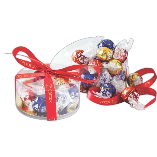 Gold foiled acetate included with a gourmet assortment of 10 Lindor... from ASI 44900 NC Custom (CI/Lanco) / Lanco