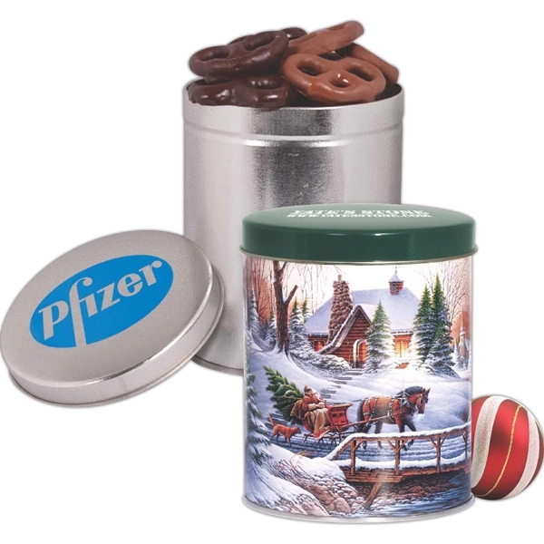 A combination of mini dark and milk chocolate pretzels in a... from ASI 44900 NC Custom (CI/Lanco) / Lanco