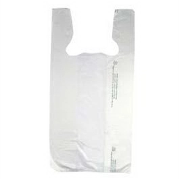 T-shirt bag, 12" x 7" x 22", made of high density... from ASI 92480 Uniflex / U F