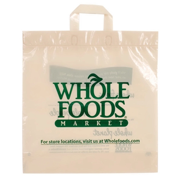 Shopping bag with soft loop handle and bottom gusset.... from ASI 92480 Uniflex / U F