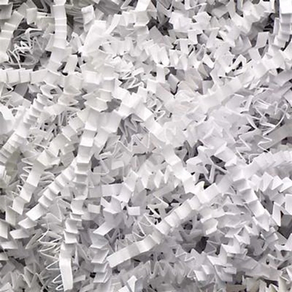 Spring fill crinkle shred in White. 10 lb. box. Blank.... from ASI 92480 Uniflex / U F