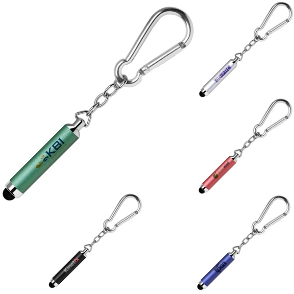 Key chain with Carabiner ring and Stylus... from ASI 34800 Alstar Creations / Alstar Line