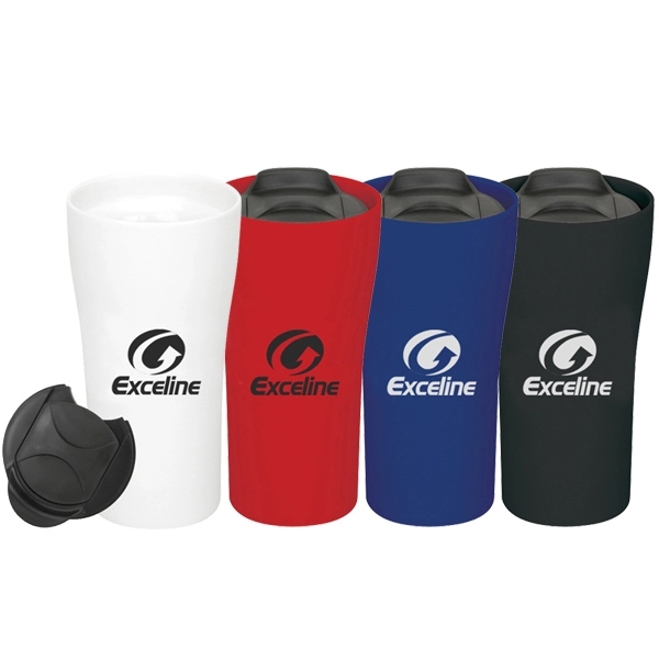 12 oz. Double wall ceramic tumbler. Made in USA.... from ASI 40544 Binaco / Binaline