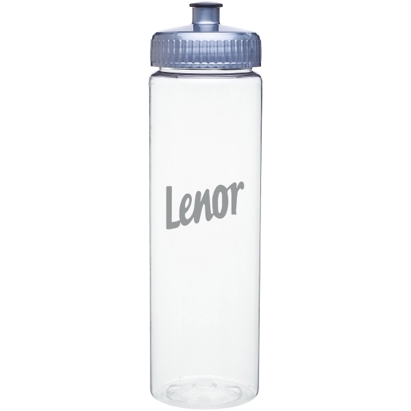 25 oz single wall (BPA free) PET bottle with threaded push/pull... from ASI 51197 ETS Express, LLC