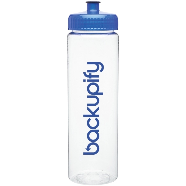 25 oz single wall (BPA free) PET bottle with threaded push/pull... from ASI 51197 ETS Express, LLC
