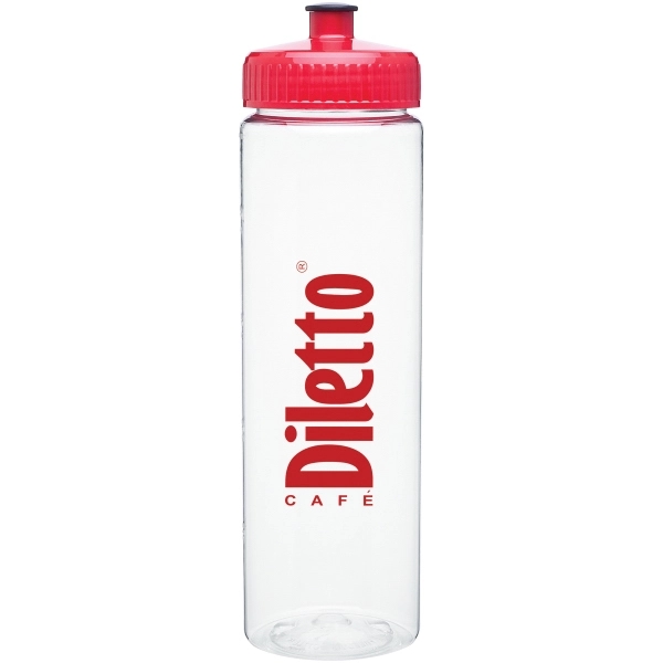 25 oz single wall (BPA free) PET bottle with threaded push/pull... from ASI 51197 ETS Express, LLC