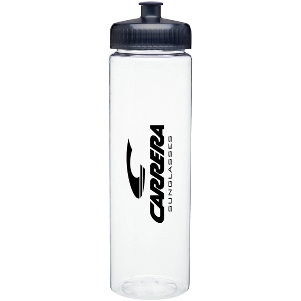 25 oz single wall (BPA free) PET bottle with threaded push/pull... from ASI 51197 ETS Express, LLC