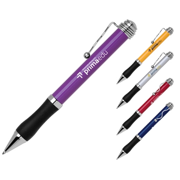 Aluminum ballpoint with click action.... from ASI 40544 Binaco / Binaline