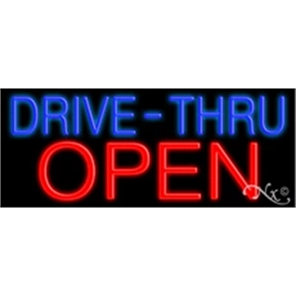 13" x 32" x 3" neon sign, suitable for indoor and... from ASI 30442 Above & Beyond Advertising Products / PromoAdLine