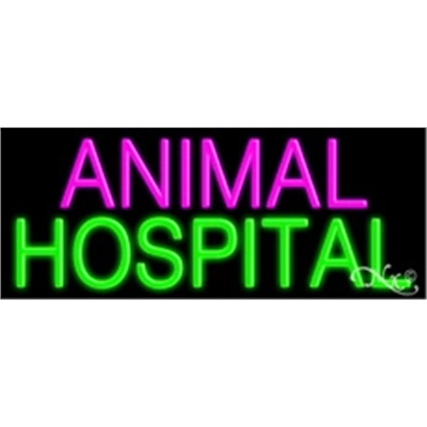 13" x 32" x 3" neon sign, suitable for indoor and... from ASI 30442 Above & Beyond Advertising Products / PromoAdLine