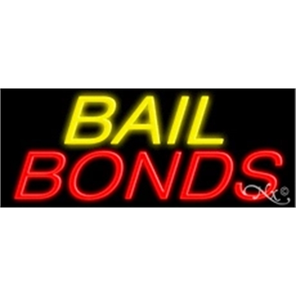 13" x 32" x 3" neon sign, suitable for indoor and... from ASI 30442 Above & Beyond Advertising Products / PromoAdLine