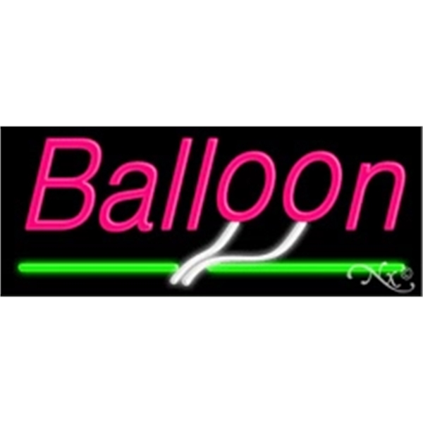 13" x 32" x 3" neon sign, suitable for indoor and... from ASI 30442 Above & Beyond Advertising Products / PromoAdLine