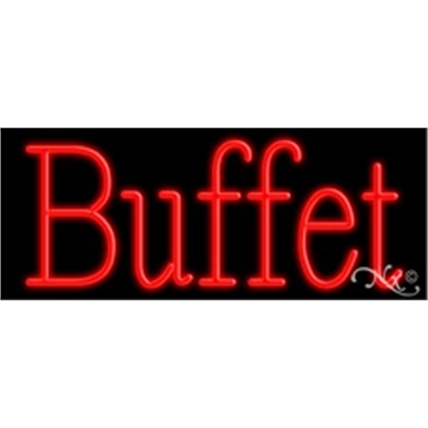 13" x 32" x 3" economic neon sign.... from ASI 30442 Above & Beyond Advertising Products / PromoAdLine