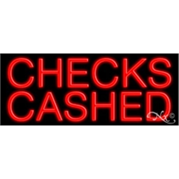 13" x 32" x 3" economic neon sign.... from ASI 30442 Above & Beyond Advertising Products / PromoAdLine