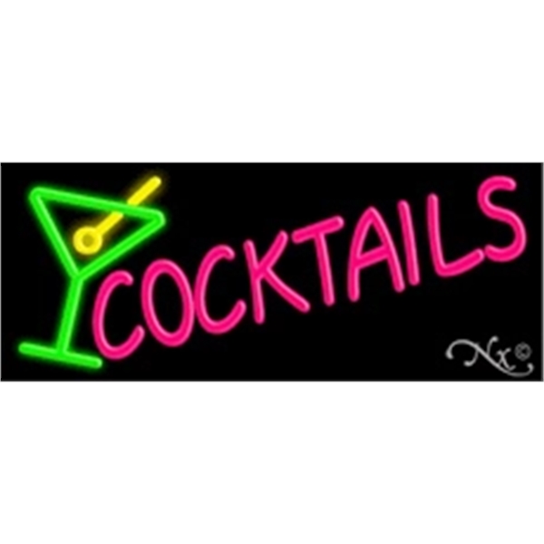 13" x 32" x 3" neon sign, mounted on an unbreakable... from ASI 30442 Above & Beyond Advertising Products / PromoAdLine