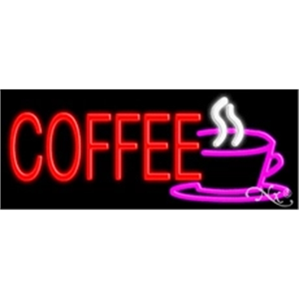 13" x 32" x 3" neon sign, mounted on an unbreakable... from ASI 30442 Above & Beyond Advertising Products / PromoAdLine