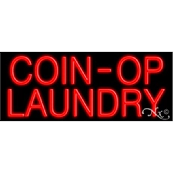 13" x 32" x 3" neon sign, mounted on an unbreakable... from ASI 30442 Above & Beyond Advertising Products / PromoAdLine