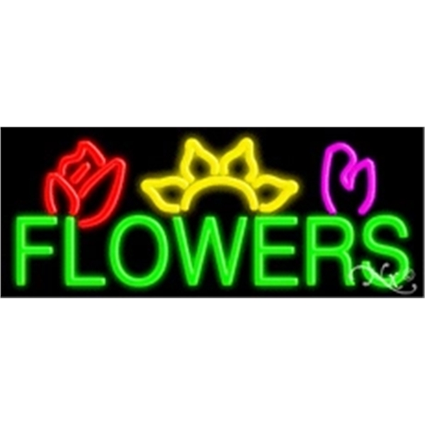 13" x 32" x 3" neon sign, mounted on an unbreakable... from ASI 30442 Above & Beyond Advertising Products / PromoAdLine