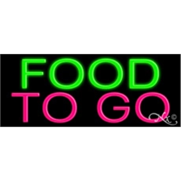 13" x 32" x 3" neon sign, mounted on an unbreakable... from ASI 30442 Above & Beyond Advertising Products / PromoAdLine