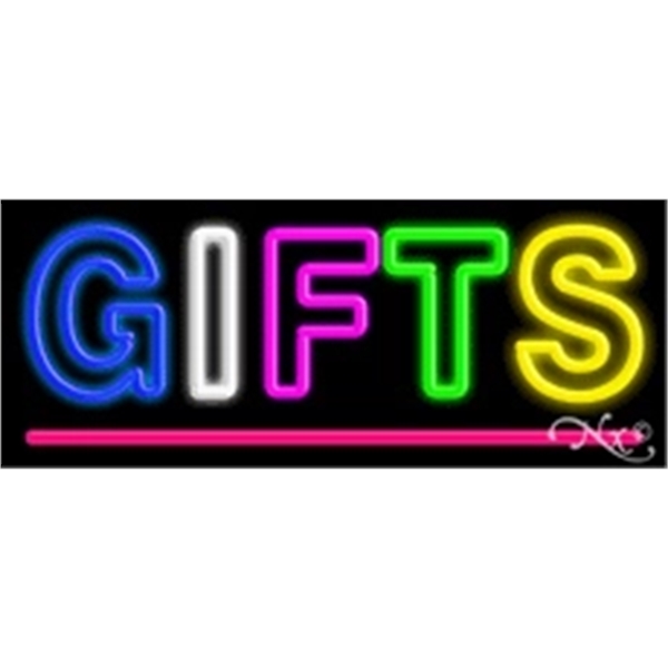 13" x 32" x 3" neon sign, mounted on an unbreakable... from ASI 30442 Above & Beyond Advertising Products / PromoAdLine