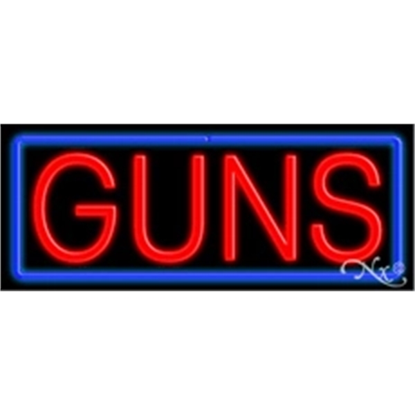 13" x 32" x 3" neon sign, mounted on an unbreakable... from ASI 30442 Above & Beyond Advertising Products / PromoAdLine