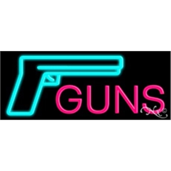 13" x 32" x 3" neon sign, mounted on an unbreakable... from ASI 30442 Above & Beyond Advertising Products / PromoAdLine