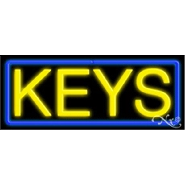 13" x 32" x 3" neon sign, mounted on an unbreakable... from ASI 30442 Above & Beyond Advertising Products / PromoAdLine