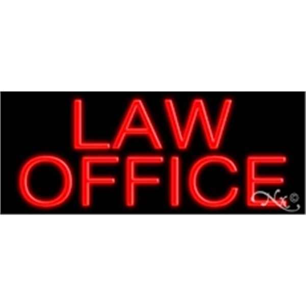 13" x 32" x 3" neon sign, mounted on an unbreakable... from ASI 30442 Above & Beyond Advertising Products / PromoAdLine