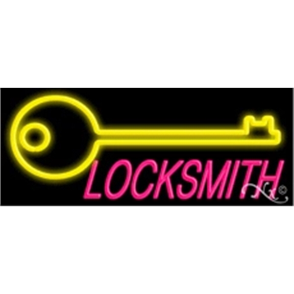 13" x 32" x 3" neon sign, mounted on an unbreakable... from ASI 30442 Above & Beyond Advertising Products / PromoAdLine