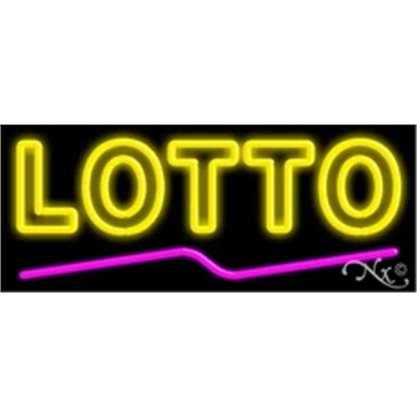 13" x 32" x 3" neon sign, mounted on an unbreakable... from ASI 30442 Above & Beyond Advertising Products / PromoAdLine